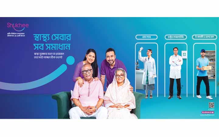 সম্প্রতি উদ্বোধন হয়েছে দেশের প্রথম পূর্ণাঙ্গ ডিজিটাল স্বাস্থ্যসেবা প্ল্যাটফর্ম “সুখী”